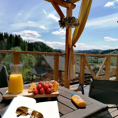 Dom Na Zielonym Wzgorzu Z Wlasna Sauna I Jacuzzi Feriehus *