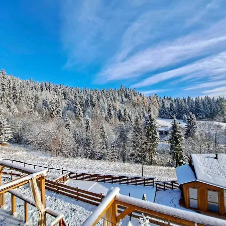 Dom Na Zielonym Wzgorzu Z Wlasna Sauna I Jacuzzi Tatil Evi Łapsze Niżne