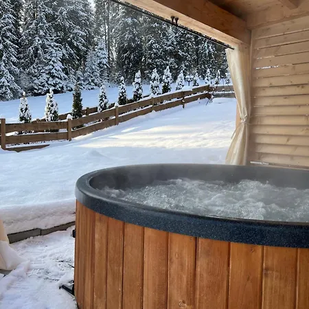 Dom Na Zielonym Wzgorzu Z Wlasna Sauna I Jacuzzi Feriehus Łapsze Niżne