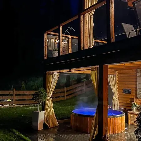 Dom Na Zielonym Wzgorzu Z Wlasna Sauna I Jacuzzi Tatil Evi