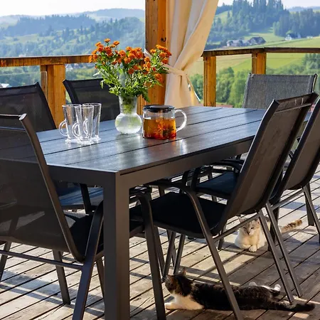 Dom Na Zielonym Wzgorzu Z Wlasna Sauna I Jacuzzi Tatil Evi *