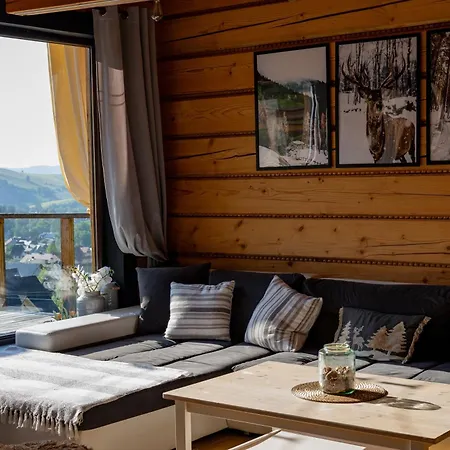Feriehus Dom Na Zielonym Wzgorzu Z Wlasna Sauna I Jacuzzi Łapsze Niżne